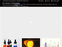 Tablet Screenshot of hvchemical.com